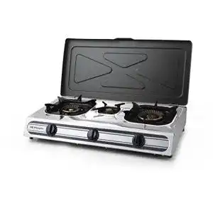 Gaskocher 3-flammig Orbegozo FO 3510 – Tragbarer Gasherd mit 3 Brennern