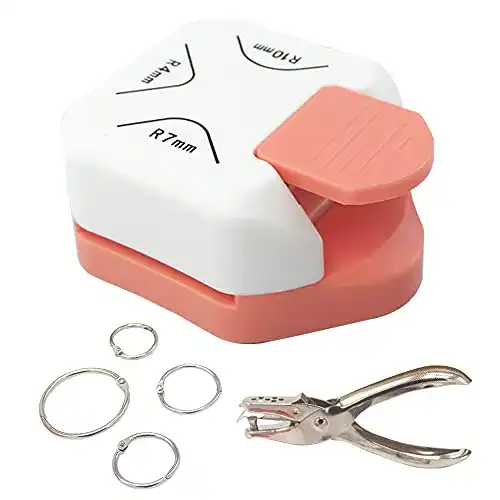 Eckenabrunder Lamxd 3-in-1 Eckenstanzer für 4mm, 7mm, 10mm