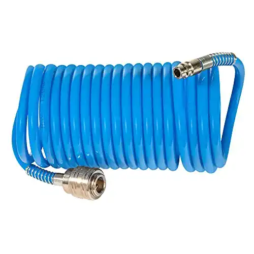 Druckluftspiralschlauch Güde DL 5 mm x 5 m für Kompressoren