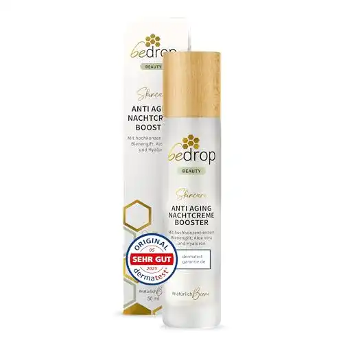 Tagescreme Bedrop Anti-Aging Nachtcreme mit Bienengift und Aloe Vera