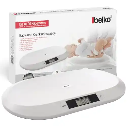 Tierwaage Belko Babywaage digital bis 20 kg für Babys und Tiere