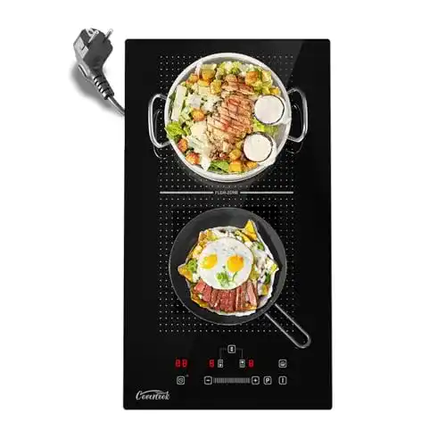 Induktionskochfeld mit 2 Kochzonen von Covercook, 30 cm