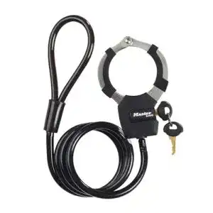 Kabelschloss Master Lock mit Schlüssel, 1 m für Scooter und Fahrrad