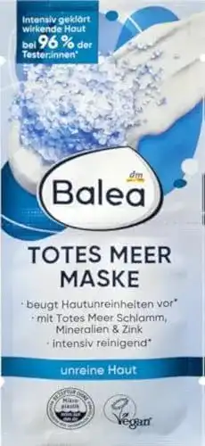Balea Totes Meer Maske 10er Packung für intensive Hautpflege