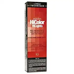 Rote Haarfarbe von L’Oreal Excel Hicolor Highlights im 3er-Pack