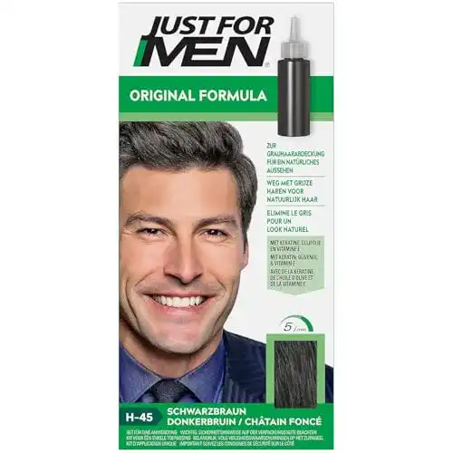 Haarfärbemittel für Männer – Just For Men Haarfärbegel Schwarzbraun H45