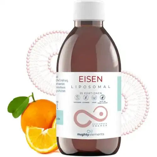 Liposomales Eisen 15mg flüssig von Mighty Elements, 100ml