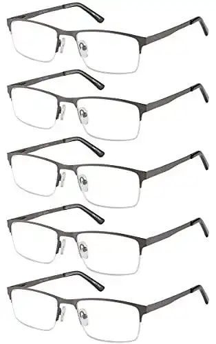 Lesebrille Eyecedar Amcedar 5 Stück Herren quadratisch