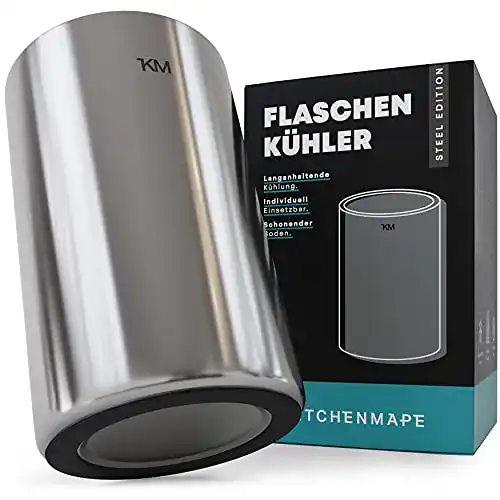 Weinkühler Kitchenmape Flaschenkühler aus doppelwandigem Edelstahl
