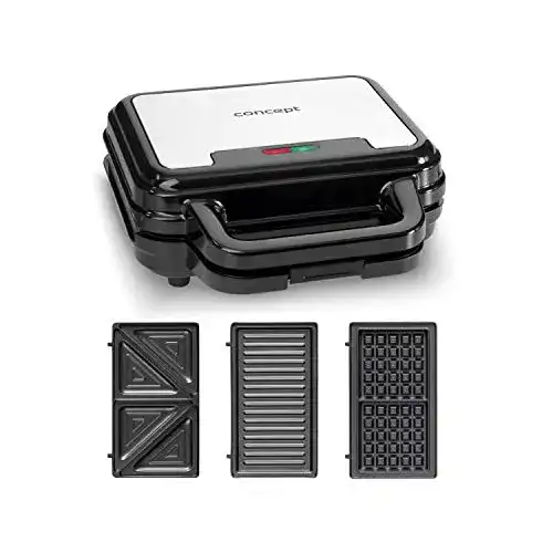 Concept Hausgeräte SV3060 3-in-1 Sandwichmaker im Vergleich