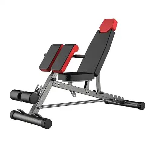 Bauchtrainer Finer Form Multifunktionale FID Hantelbank für Fitness