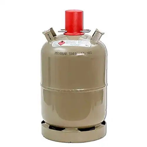Propangasflasche 11 kg von Gasprofi24, gefüllt und einsatzbereit
