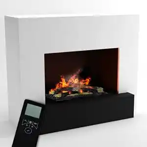 Glow Fire Elektrokamin mit Wasserdampftechnologie von Hauptmann