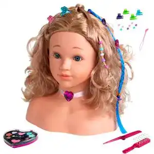 Schminkpuppe Klein 5240 – Prinzessin Coralie Frisierkopf