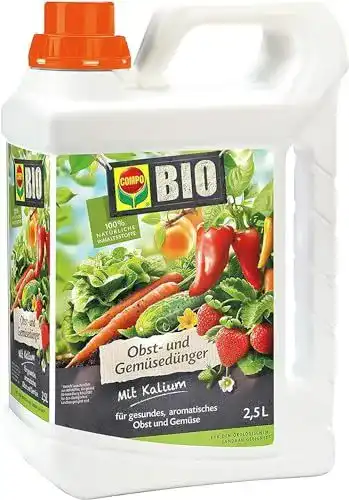 Flüssigdünger Compo Bio für Obst und Gemüse, 2,5 Liter