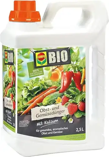 Flüssigdünger Compo Bio für Obst und Gemüse, 2,5 Liter