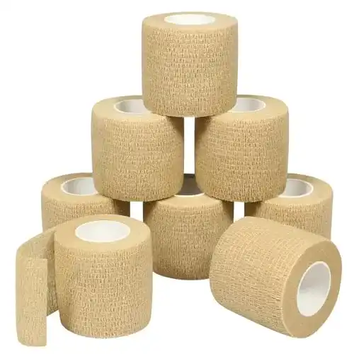 Verband QiGui 8 Rollen Selbsthaftende Bandage für Finger und Zehen