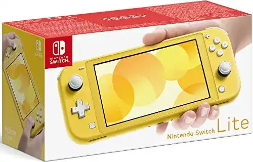 Nintendo Switch Lite Konsole in Gelb für Handheld-Spiele