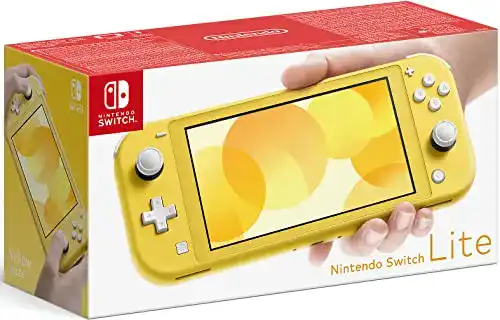Nintendo Switch Lite Konsole in Gelb für Handheld-Spiele