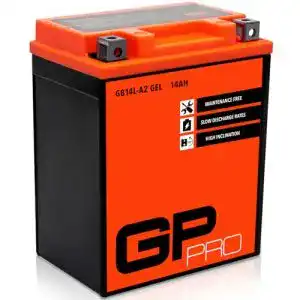 Motorradbatterie 12 V 14 Ah GP-PRO Gel-Batterie GB14L-A2