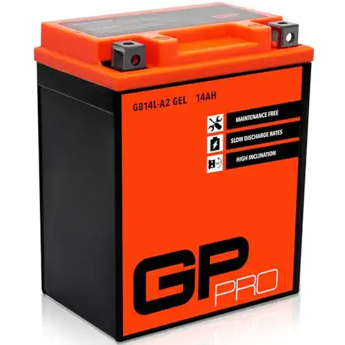 Motorradbatterie 12 V 14 Ah GP-PRO Gel-Batterie GB14L-A2