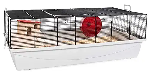 Hamsterkäfig Petgard mit Holzetage für Hamster und Mäuse