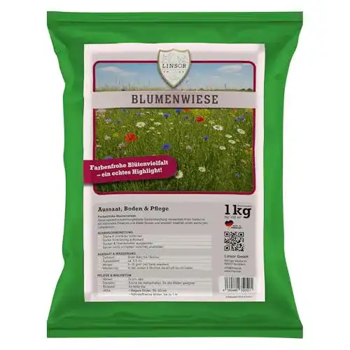 Linsor Blumenwiese Samen – Saatgut für eine blühende Landschaft