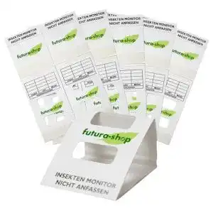 Schabenfalle Futura-Shop – 10 Stück Klebefallen mit Lockstoff