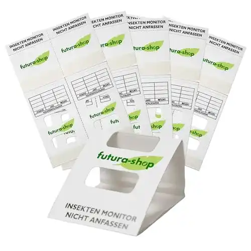 Schabenfalle Futura-Shop – 10 Stück Klebefallen mit Lockstoff