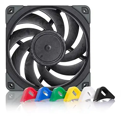 Noctua NF-A12x25 PWM chromax.black.swap Lüfter, 120mm, Schwarz