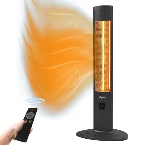 Heizstrahler Dysis 2000 Watt mit 4 Heizstufen und Fernbedienung