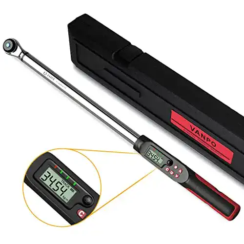 Digitaler Drehmomentschlüssel Vanpo 1/2″, 17-340 Nm, ± 2% Genauigkeit