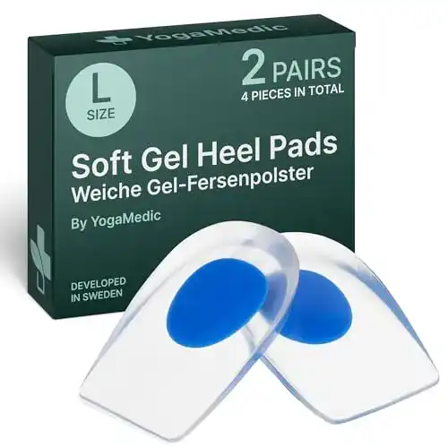 Fersenpolster YogaMedic für Schuhe 2 Paar (4 Stück)