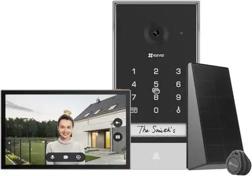 Video-Türsprechanlage Ezviz Akku für Einfamilienhäuser