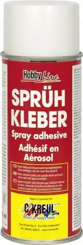 Sprühkleber Kreul 870400, 400 ml Spraydose, farblos, Alleskleber
