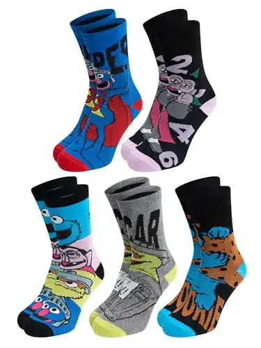 Bunte Socken United Labels 5 Paar Sesamstraße Socken für Herren