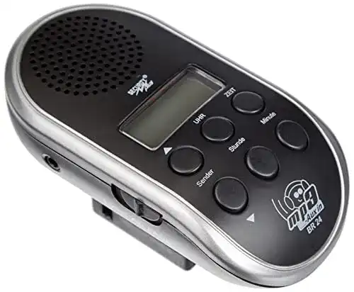 Fahrradradio Point Security Plus in Schwarz, BR 24
