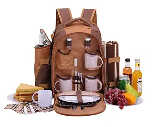 Picknickrucksack Apollo Walker für 4 Personen mit Kühlfach