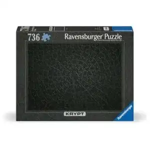 Ravensburger Puzzle Krypt Schwarz 736 Teile für Erwachsene und Kinder ab 14