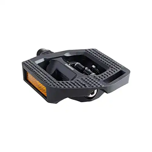 Shimano E-PDT421 Pedale, schwarz, One Size