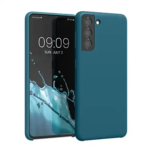Kwmobile Hülle für Samsung Galaxy S21 Silikon Handy Case