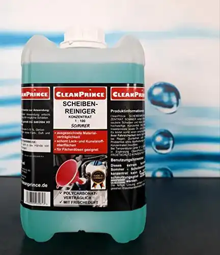 Scheibenreiniger-Konzentrat CleanPrince 5 Liter für den Sommer