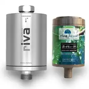 Rivaalva Duschfilter für Haut und Haare mit EM Wasserfilter