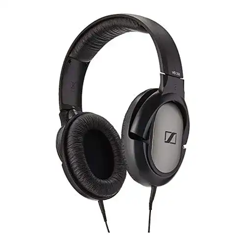 Sennheiser HD 206 Kopfhörer mit Kabel in Schwarz