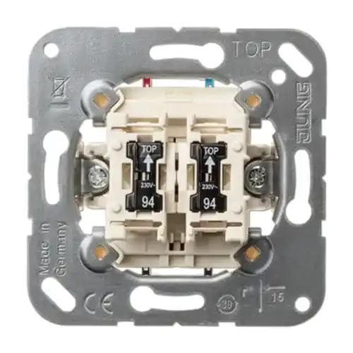 Jung 505KOU5 Wipp-Kontrollschalter 250 V für Schalterprogramm