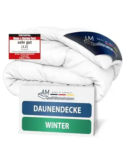 Daunendecke DormiGood – 100% Daunen – Winterdecke 135×200 cm