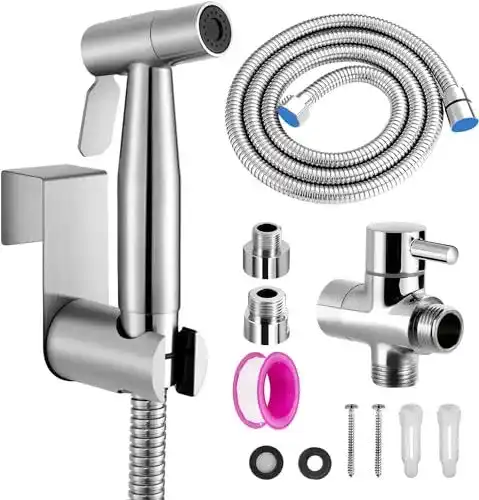 Bidet-Handbrause Set von Hausharbor aus Edelstahl für hygienische Reinigung