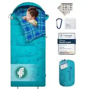 Schlafsack für Kinder 4 Jahreszeiten von Kingcamp aus Flanell