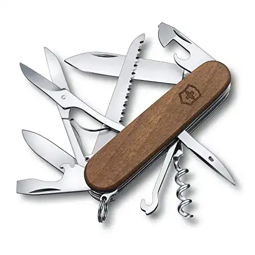 Victorinox Schweizer Taschenmesser Huntsman Wood mit 13 Funktionen