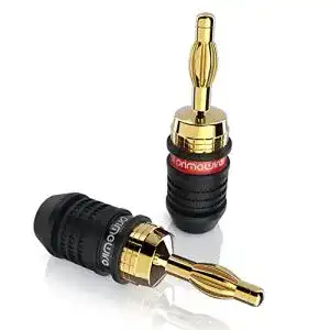 Bananenstecker CSL-Computer 2X Premium Lautsprecherstecker